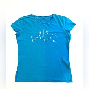 A/X Armani Exchange Blue Women's Top size medium